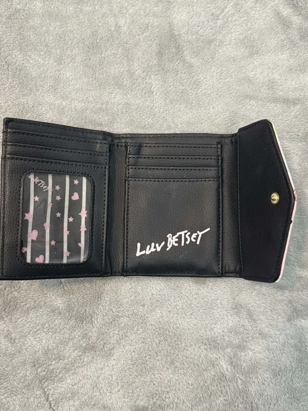 Luv Betsey Multi-Color Graphic Print Tri-Fold Wallet